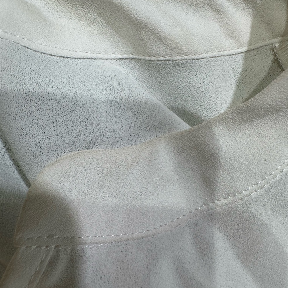 White Button-Up Blouse - Picture 6 of 6